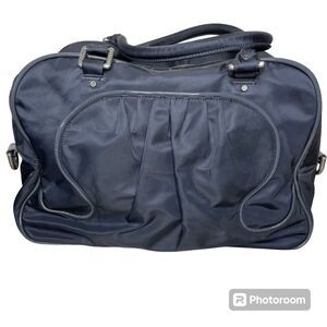 Lululemon Bag Duffle Nylon Gym Weekend Overnight Bag Blue Gray
